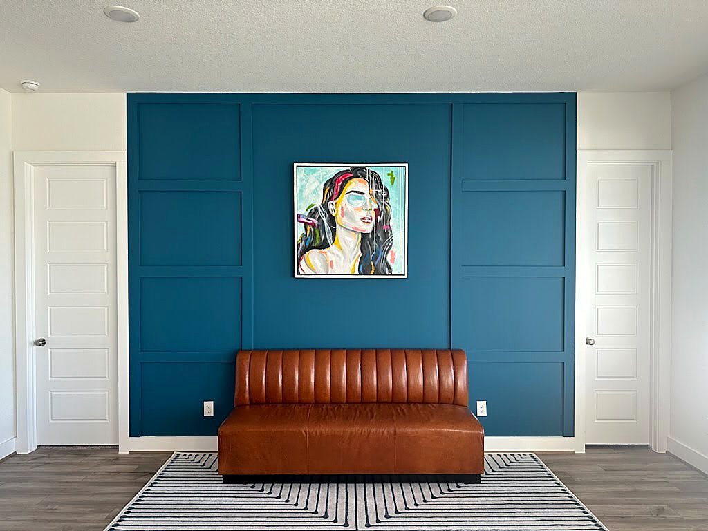 Accent Walls wallpaper installation by The Style Maison