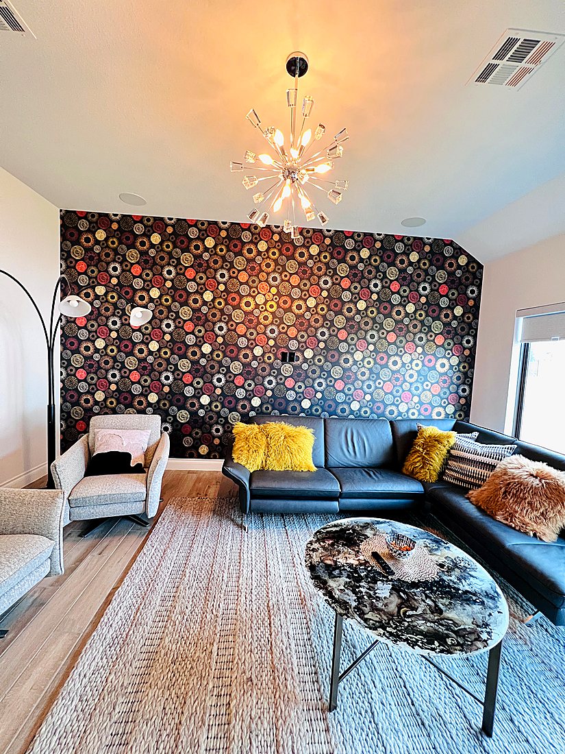 Accent Walls wallpaper installation by The Style Maison