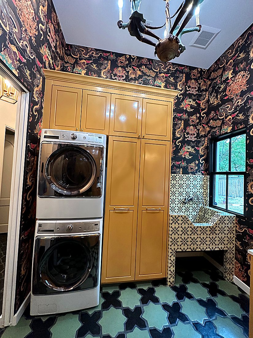 Mix of Projects wallpaper installation by The Style Maison