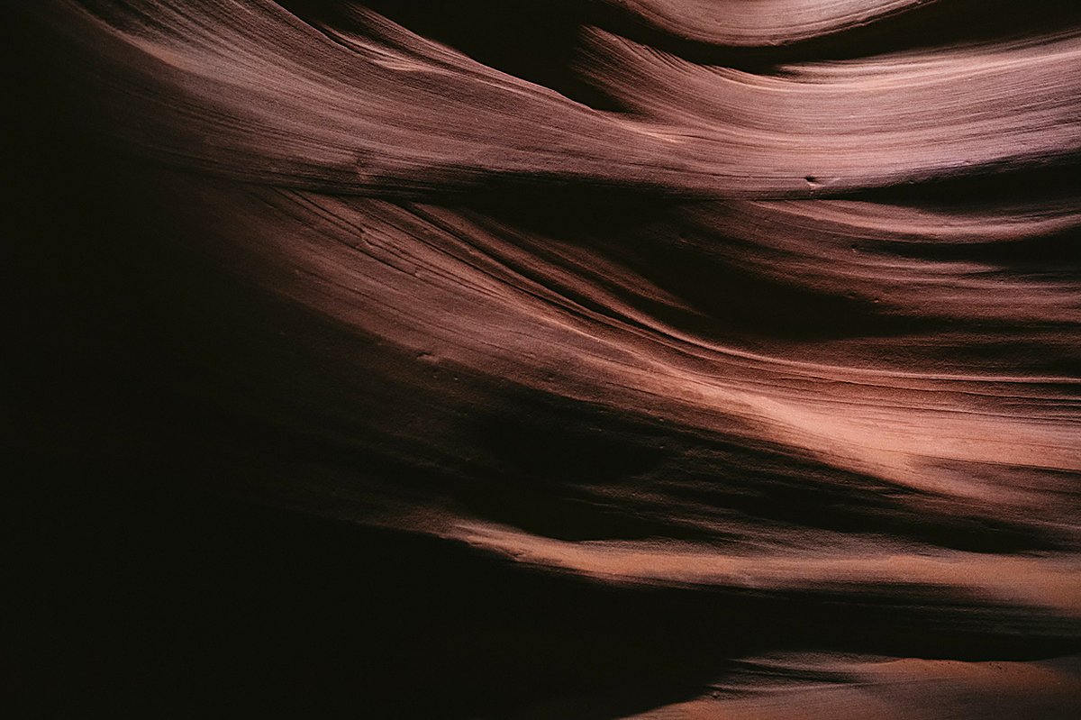 Canyon-toned material close-up